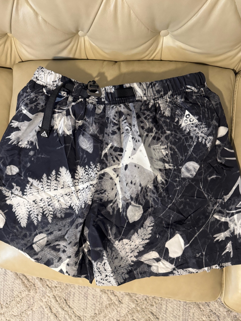 Nike ACG Black and White Trail Shorts
